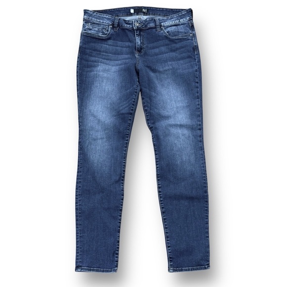 KUT Women’s Toothpick Skinny Medium Wash Stretchy Denim Jeans size 14 - Picture 2 of 16